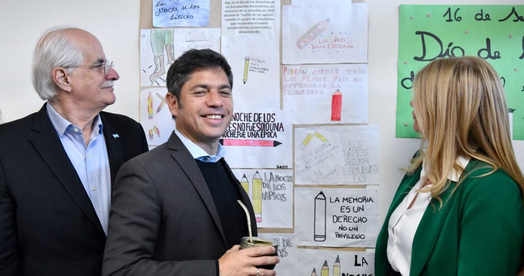 Kicillof inauguró una nueva escuela en San Martín: «Siempre vamos a defender de manera inclaudicable a la educación pública»