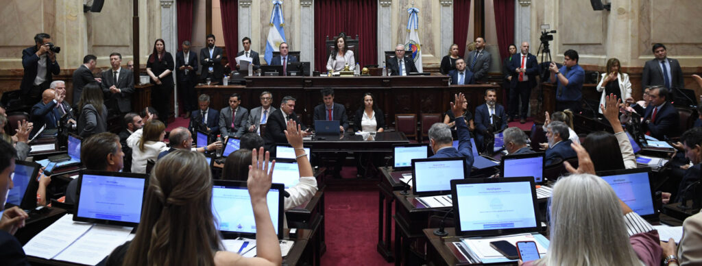 Un Senado dócil despojó a los trabajadores de derechos y garantías constitucionales y legitimó la entrega de soberanía