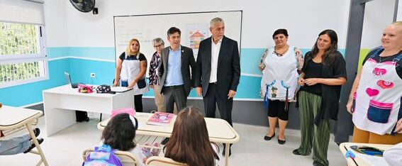 Kicillof aseguró que «la inversión en infraestructura escolar trae más y mejores oportunidades»