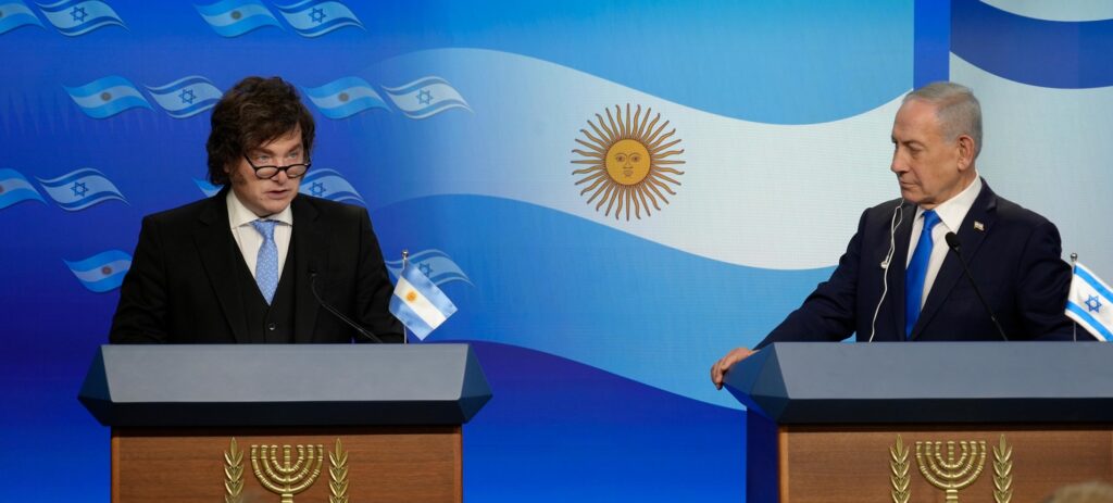 Neocolonialismo: Milei ratificó su política de subordinación con Israel y firmó acuerdos que perjudican a la Argentina