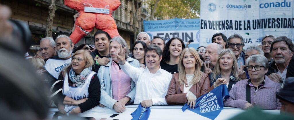 Kicillof: «defender la universidad pública, gratuita y de calidad es defender la industria, el trabajo, la ciencia y el futuro de la Argentina»