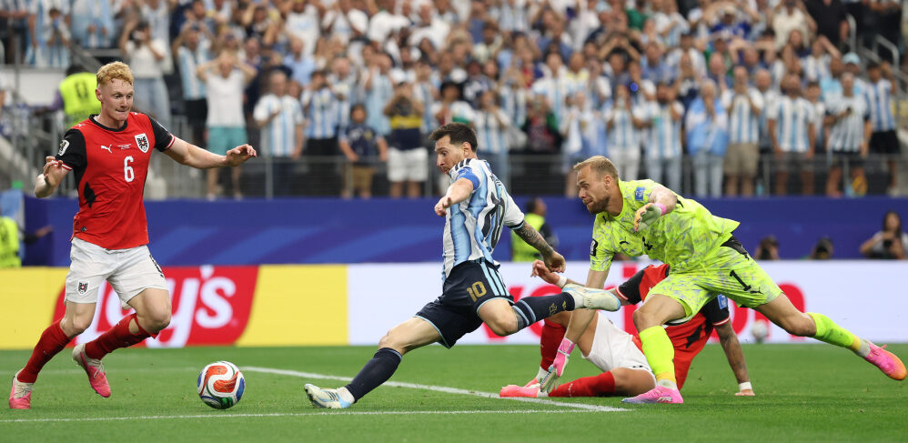 Copa del Mundo: Argentina ganó un partido duro ante Austria con dos goles de Messi