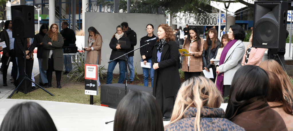 Ni Una Menos: el Ministerio de Infraestructura bonaerense inauguró espacios de memoria y reflexión contra las violencias de género