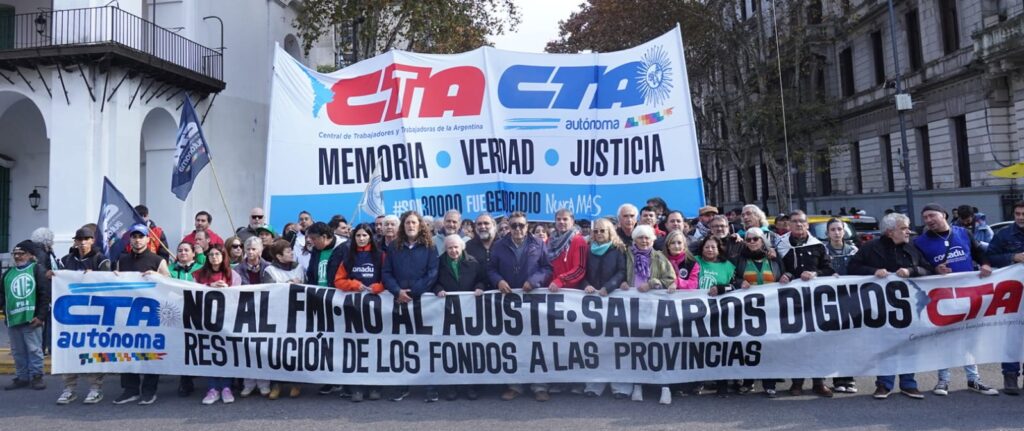 «La rebelión de las conciencias»: las CTA marcharon a Plaza de Mayo contra las políticas de Milei