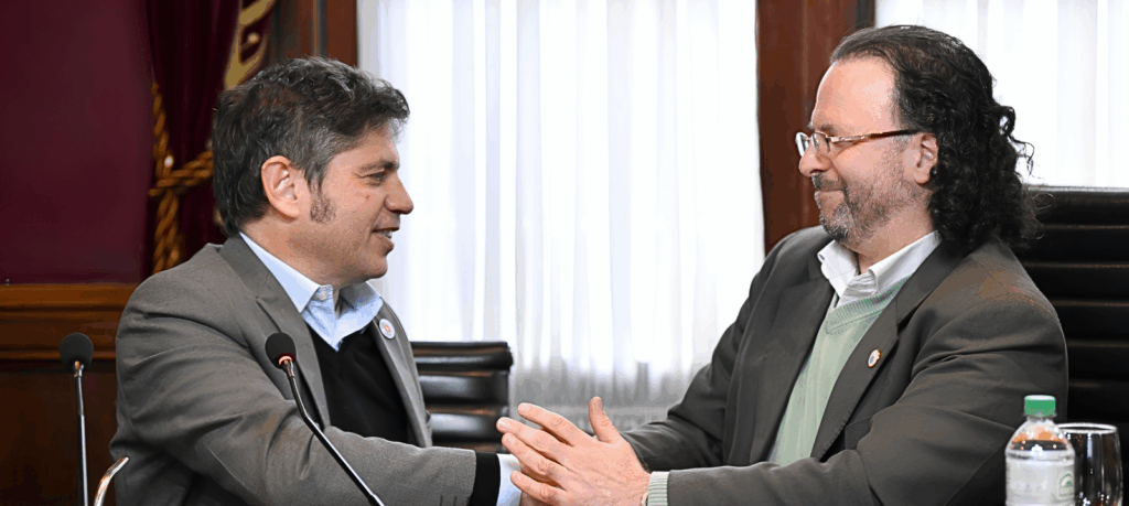 Kicillof y el Presidente de Uruguay, Yamandú Orsi, fortalecieron la cooperación en ciencia, producción y alimentación
