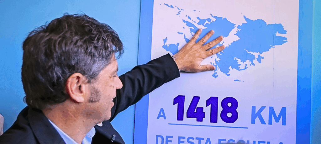 Kicillof: “El mismo Milei que se llenaba la boca hablando de Malvinas es el que expresó públicamente su admiración por Margaret Thatcher”