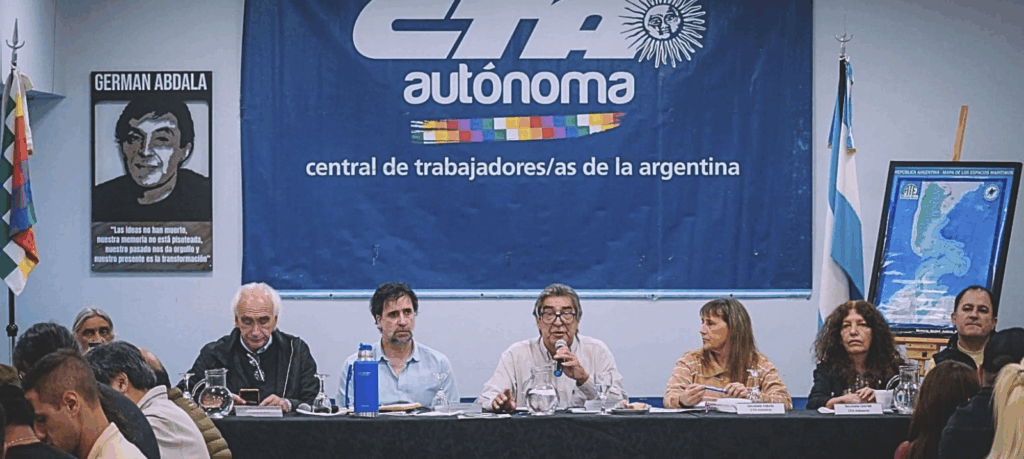 La CTA Autónoma ratificó el plan de lucha contra las políticas de ajuste de Milei